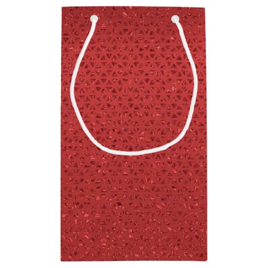 Sac cadeau Red Glittery (Dos)