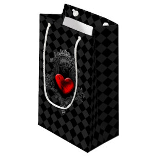 Sac cadeau Red Goth Heart