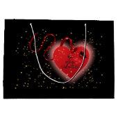 Sac cadeau Red Heart (Dos)