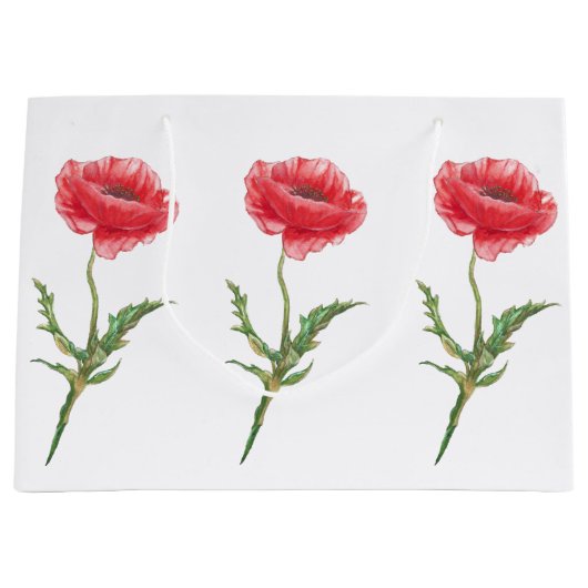 Sac cadeau Red Poppy (Devant)