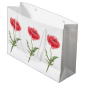 Sac cadeau Red Poppy (Devant Angle)