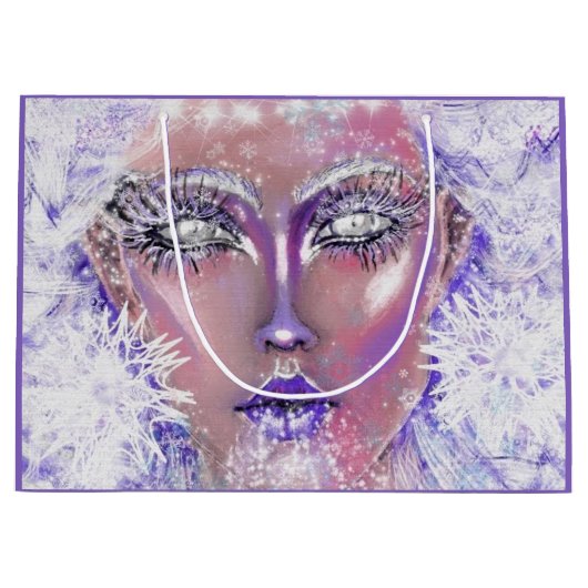 Sac Cadeau Reine de Glace - Beau (Devant)