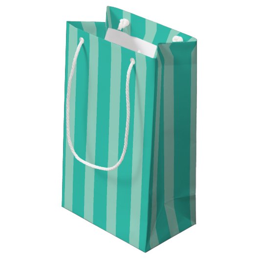 Sac cadeau Retro Holiday Aqua Bow (Dos Angle)