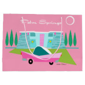 Sac cadeau Retro Pink Palm Springs (Dos)