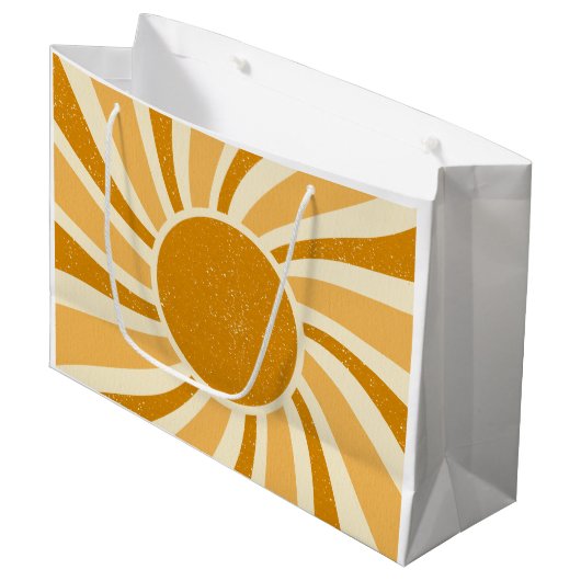 Sac cadeau rétro Sun (Devant Angle)