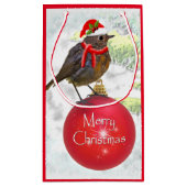 Sac cadeau Robin d'ornement (Dos)