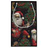 Sac cadeau Rockin' Père Noël (Dos)