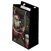 Sac cadeau Rockin' Père Noël (Dos Angle)