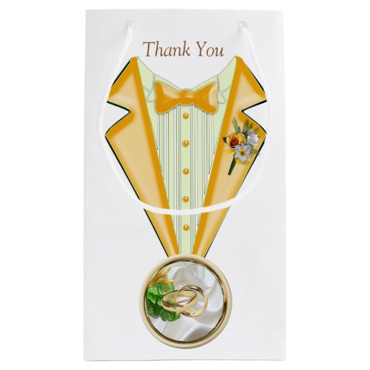 Sac cadeau romantique Tropical (Dos)