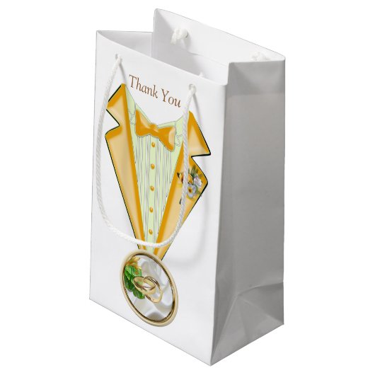 Sac cadeau romantique Tropical (Dos Angle)