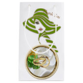 Sac cadeau romantique Tropical (Devant)