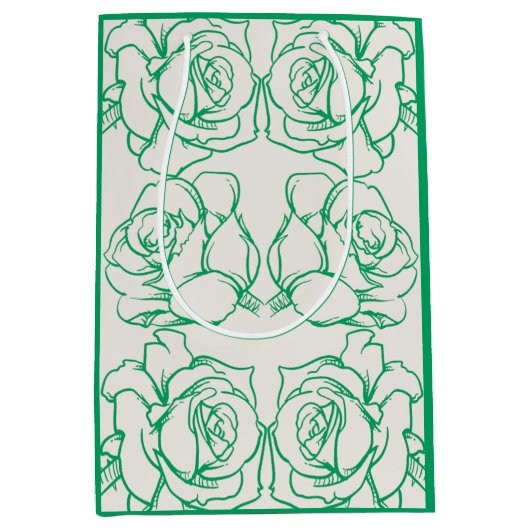 Sac cadeau Rose du patrimoine (Devant)