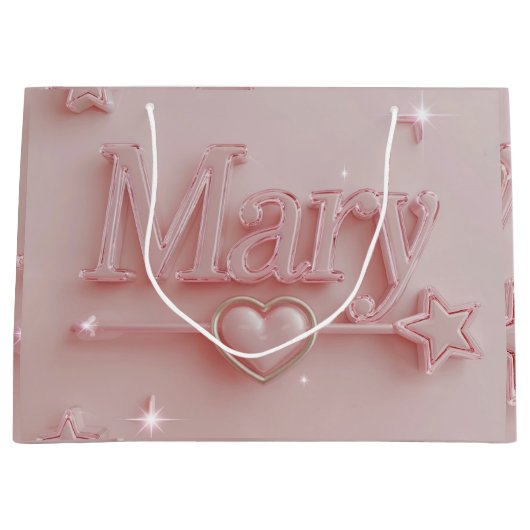 Sac cadeau Rose Mary Starry (Devant)