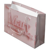 Sac cadeau Rose Mary Starry (Devant Angle)