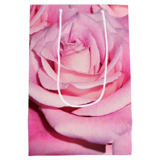 Sac cadeau rose rose (Dos)