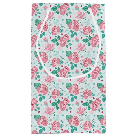 Sac cadeau Rose vert (Dos)