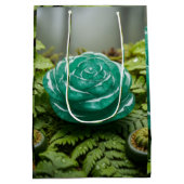 sac cadeau rose vert émeraude (Dos)