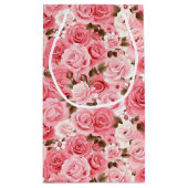 Sac cadeau Roses roses (Dos)