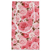 Sac cadeau Roses roses (Devant)
