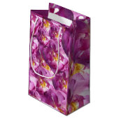 Sac cadeau Roses roses (Dos Angle)