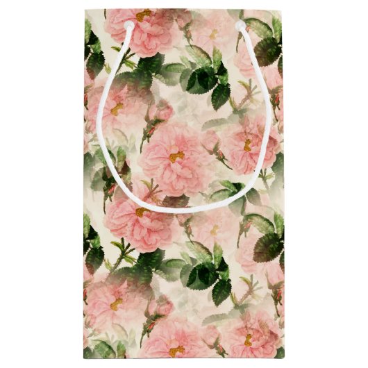 Sac cadeau Roses roses (Dos)