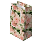 Sac cadeau Roses roses (Dos Angle)