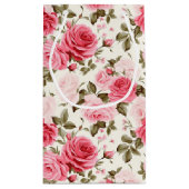 Sac cadeau Roses roses (Dos)