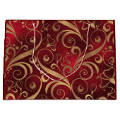 Sac cadeau rouge et or (Devant)