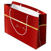 Sac Cadeau Rouge Simple (Dos Angle)