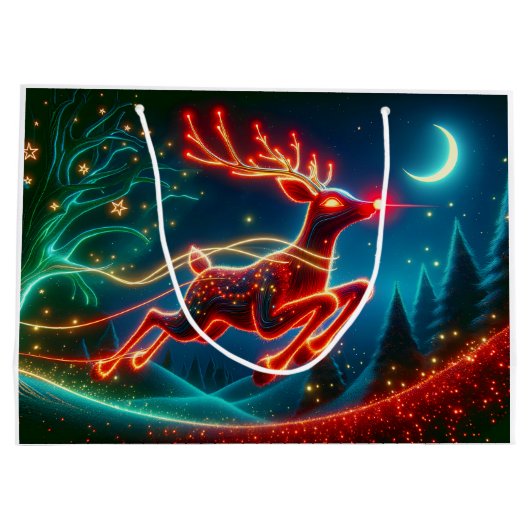 Sac cadeau Rudolph (Dos)