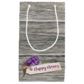 Sac Cadeau Rustic Happy Norooz Hyacinth - Petit poison (Devant)