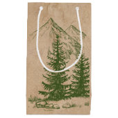 Sac cadeau Rustique Pittoresque Mountain mariage (Devant)