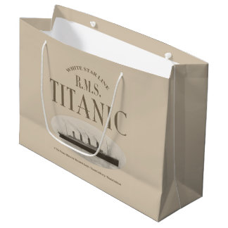 Sac Cadeau Sac-cadeau Sepia, navire fantôme Titanic RMS Grand