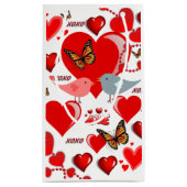 Sac cadeau Saint Valentin papillon (Dos)