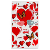 Sac cadeau Saint Valentin papillon (Devant)