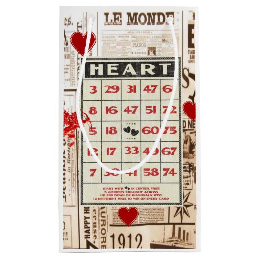 Sac cadeau Saint Valentin papillon (Dos)