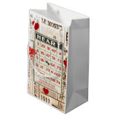 Sac cadeau Saint Valentin papillon (Dos Angle)