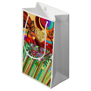 Sac cadeau Saint Valentin papillon