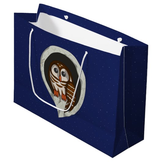Sac cadeau Selene the Owl (Devant Angle)