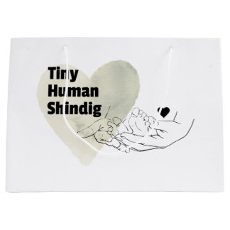 Sac cadeau Shindig Humain minuscule Baby shower mo