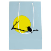 Sac cadeau - Silhouette de colibri (Dos)