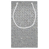 Sac cadeau Silver Glittery (Dos)