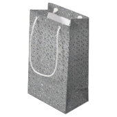 Sac cadeau Silver Glittery (Dos Angle)