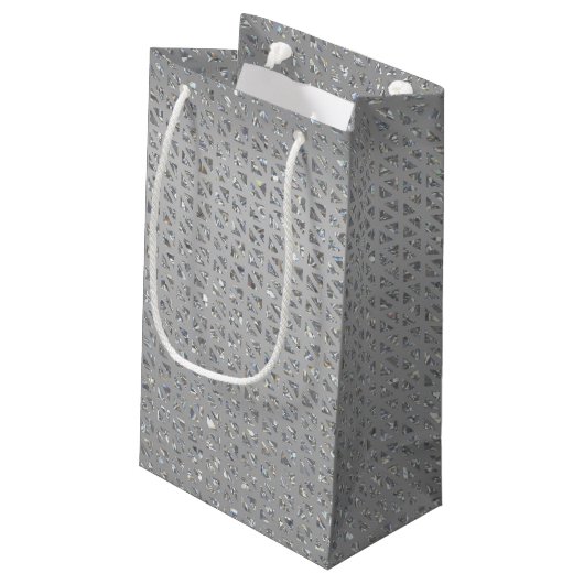 Sac cadeau Silver Glittery (Dos Angle)
