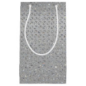 Sac cadeau Silver Glittery (Devant)