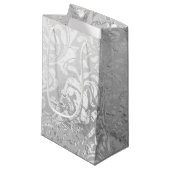 Sac cadeau Silver Swirl (Devant Angle)