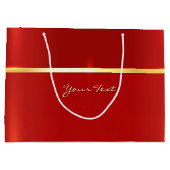 Sac cadeau simple rouge (Dos)