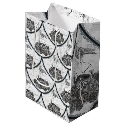 Sac cadeau Skuls and Crows (Devant Angle)