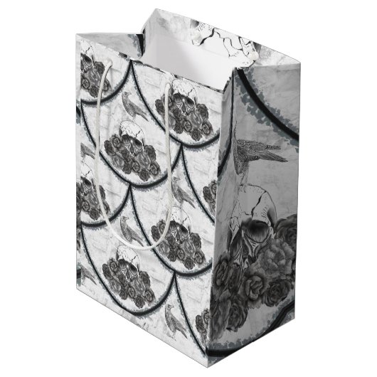 Sac cadeau Skuls and Crows (Dos Angle)