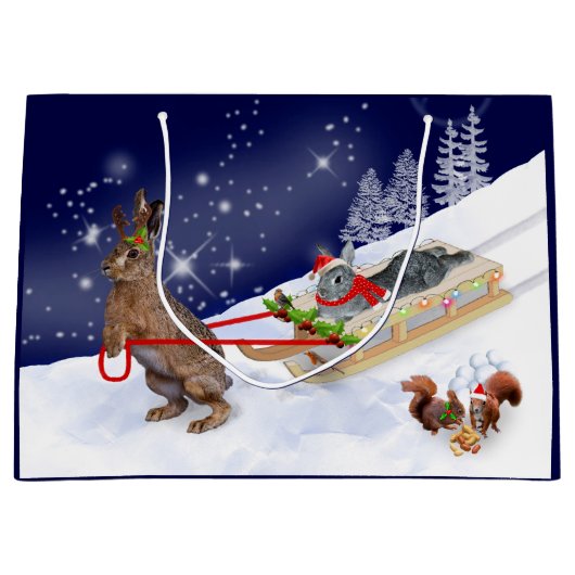 Sac cadeau Sleigh Ride (Devant)